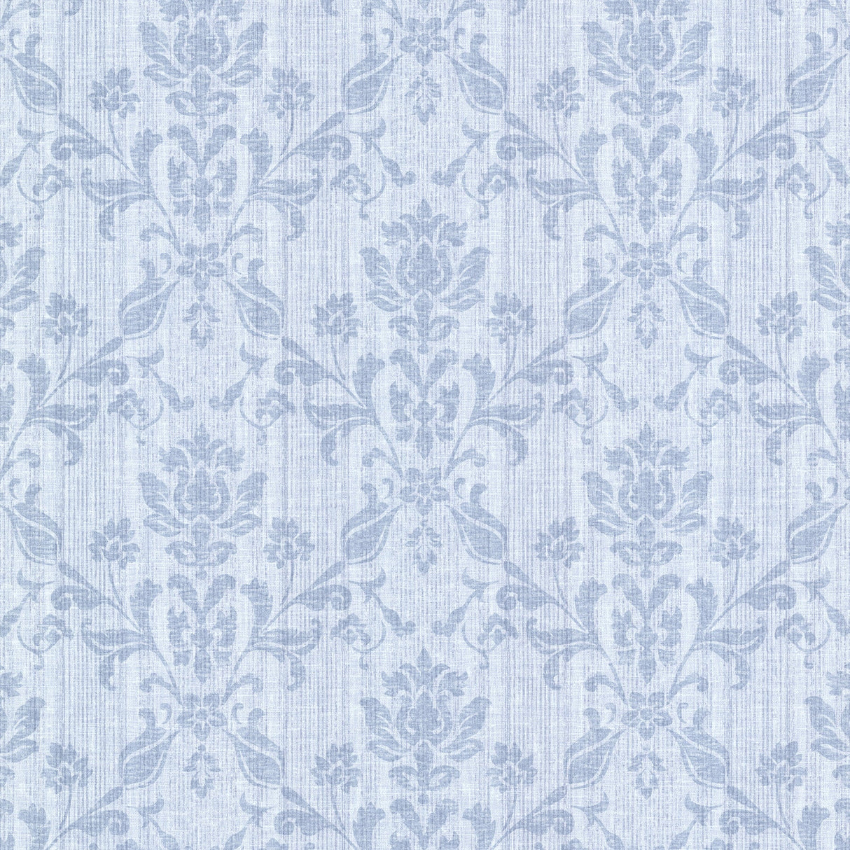 Beacon House 2614-21021 Jovina Blue Tonal Damask Wallpaper