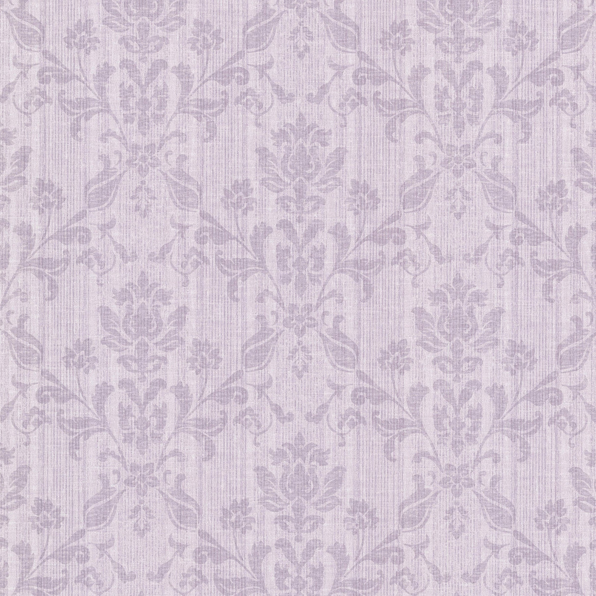 Beacon House 2614-21023 Jovina Lavender Tonal Damask Wallpaper