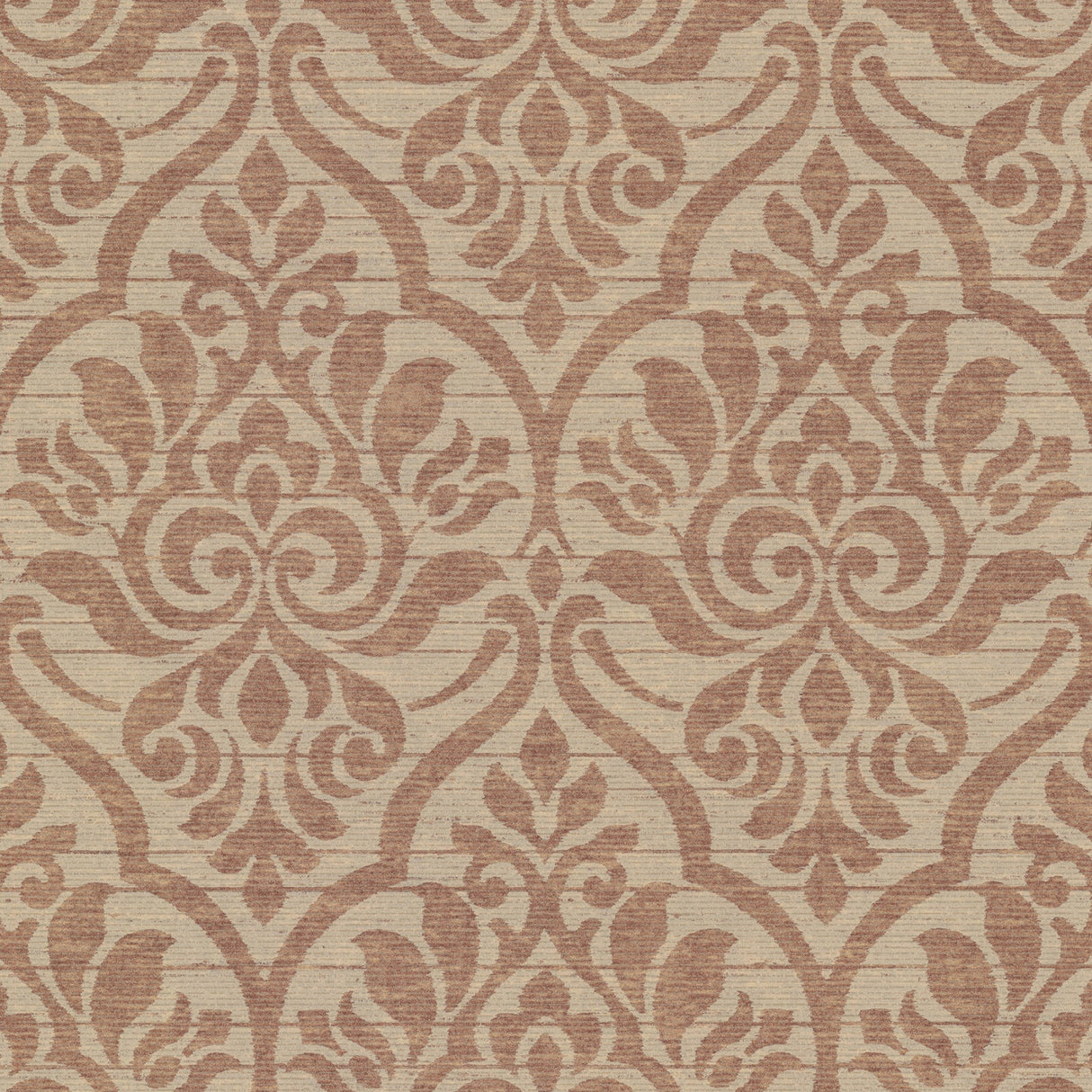 Beacon House 2614-21063 Malia Burgundy Heirloom Damask Wallpaper