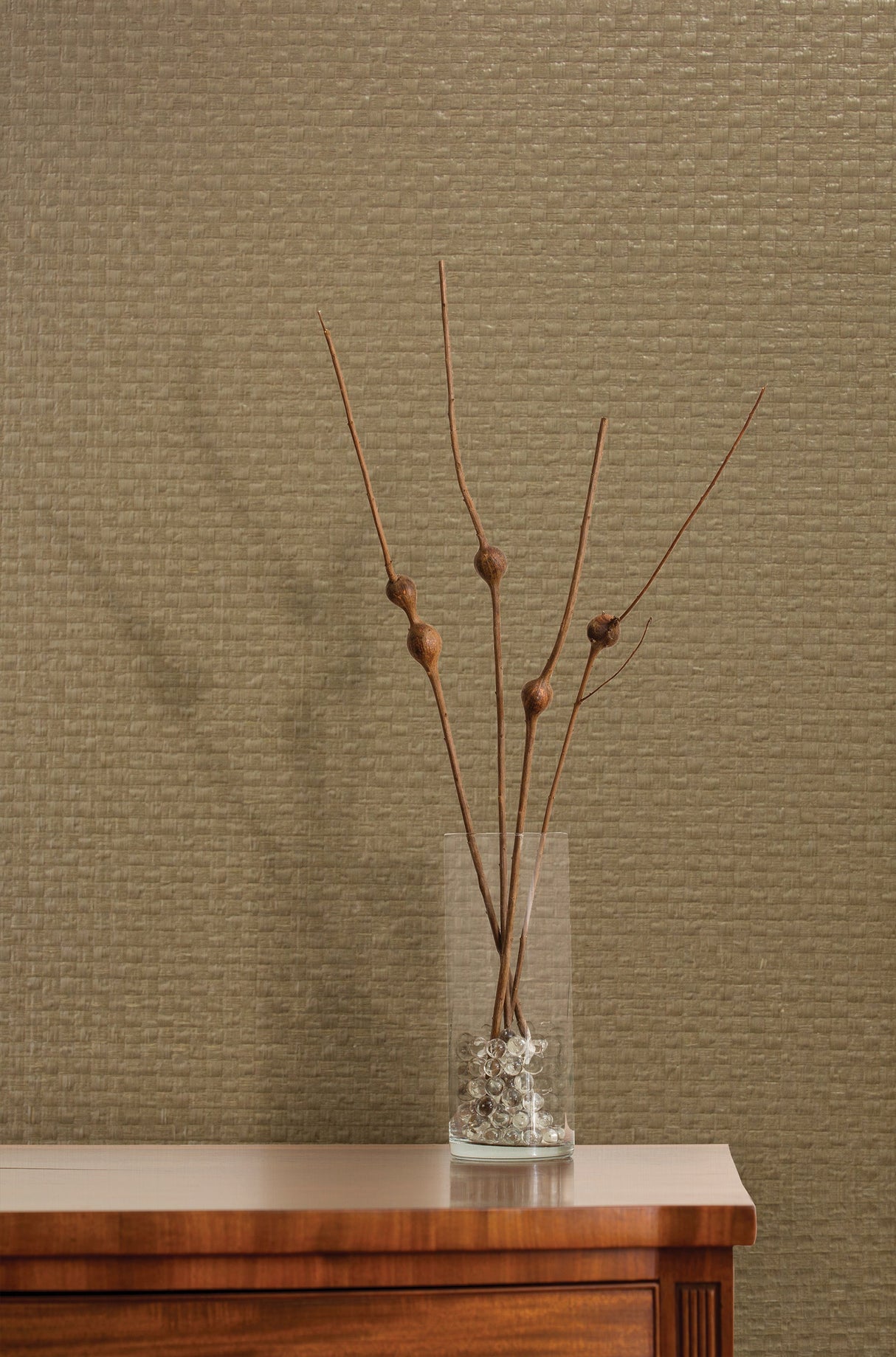 Kenneth James 2622-30218 Reka Neutral Paper Weave Wallpaper