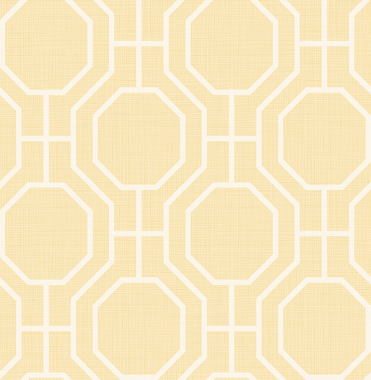 A-Street Prints 2625-21847 Circuit Yellow Modern Ironwork Wallpaper