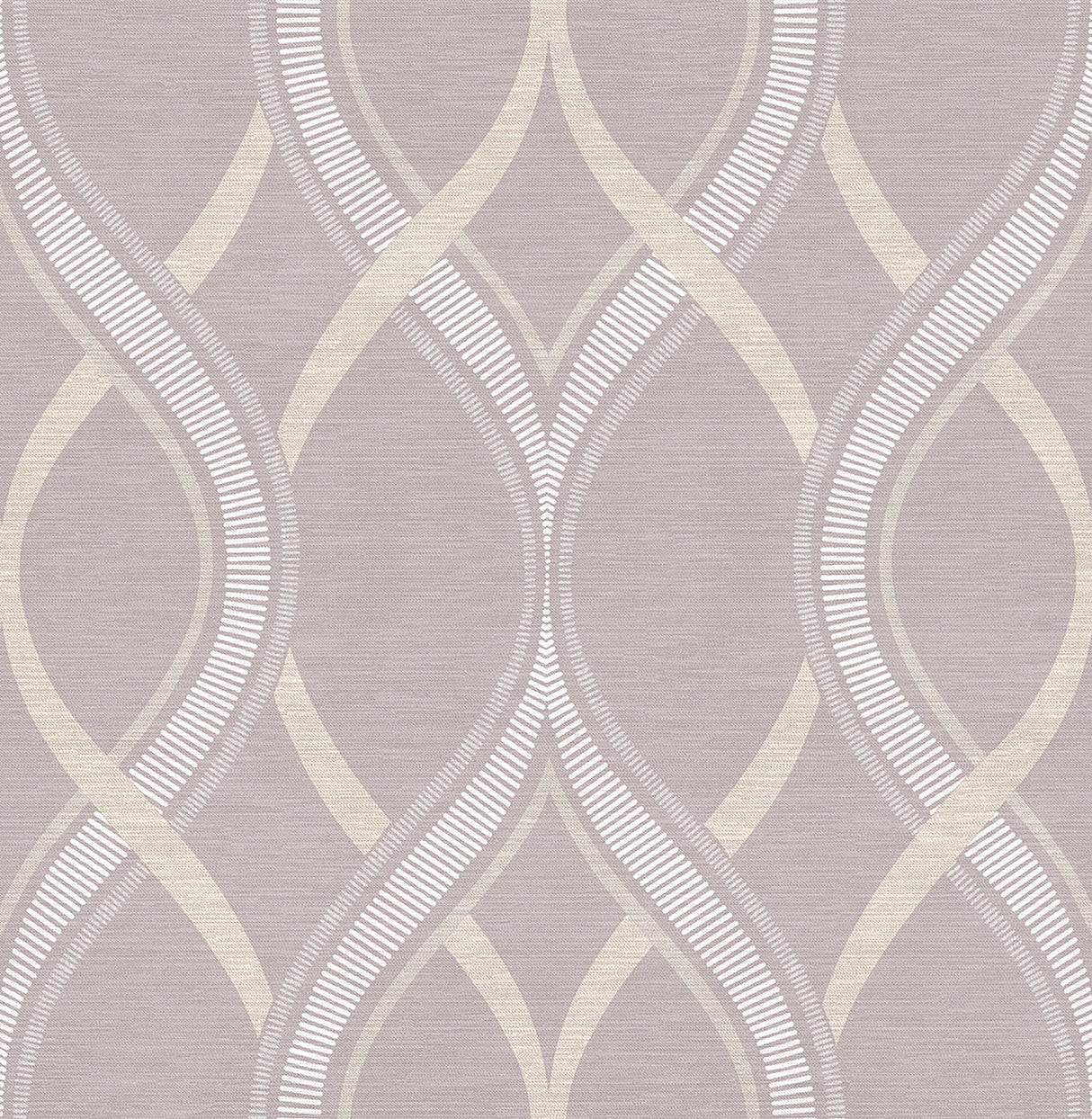A-Street Prints 2625-21852 Frequency Lavender Ogee Wallpaper