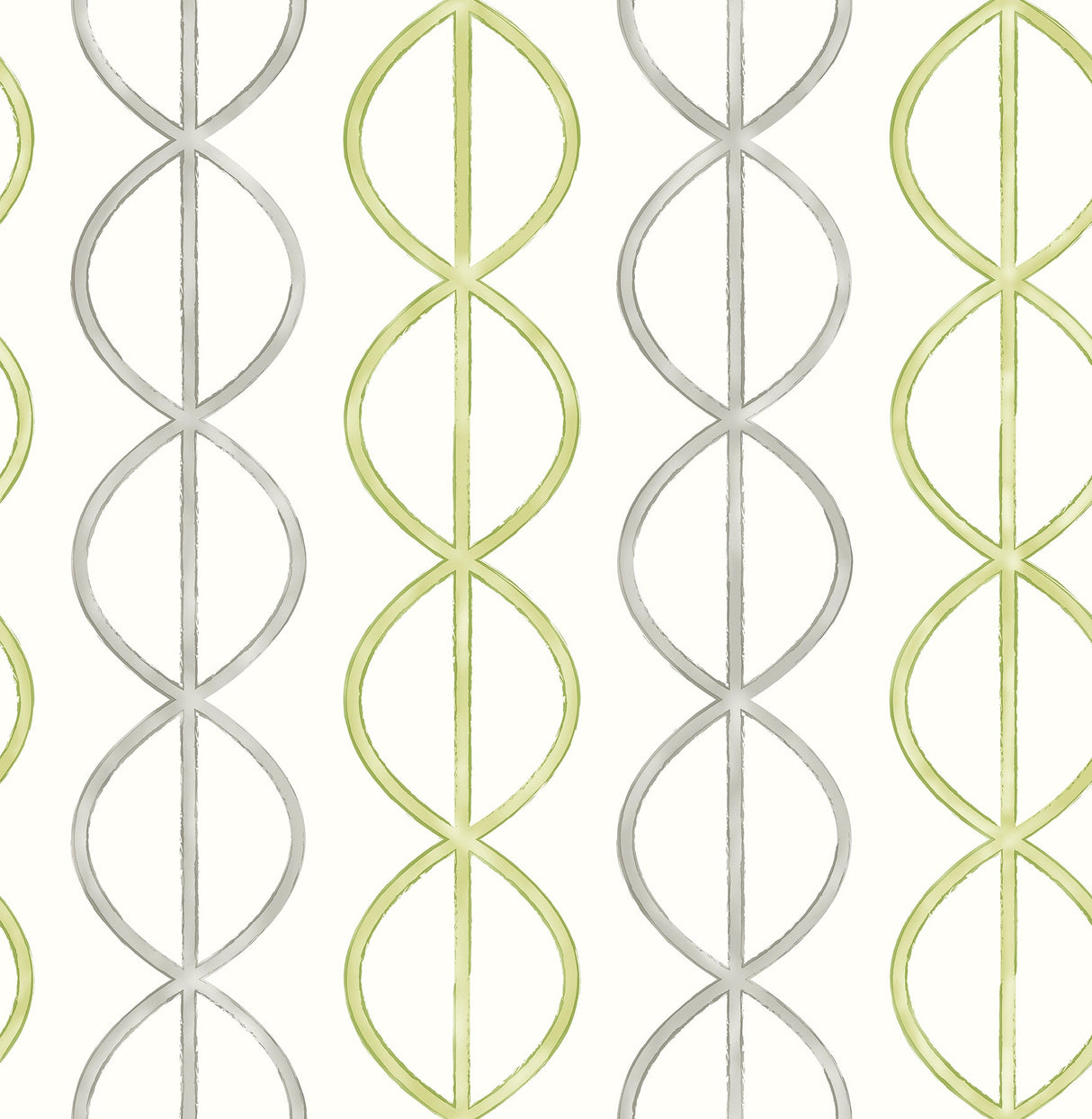 A-Street Prints 2656-004007 Banning Stripe Green Geometric Wallpaper