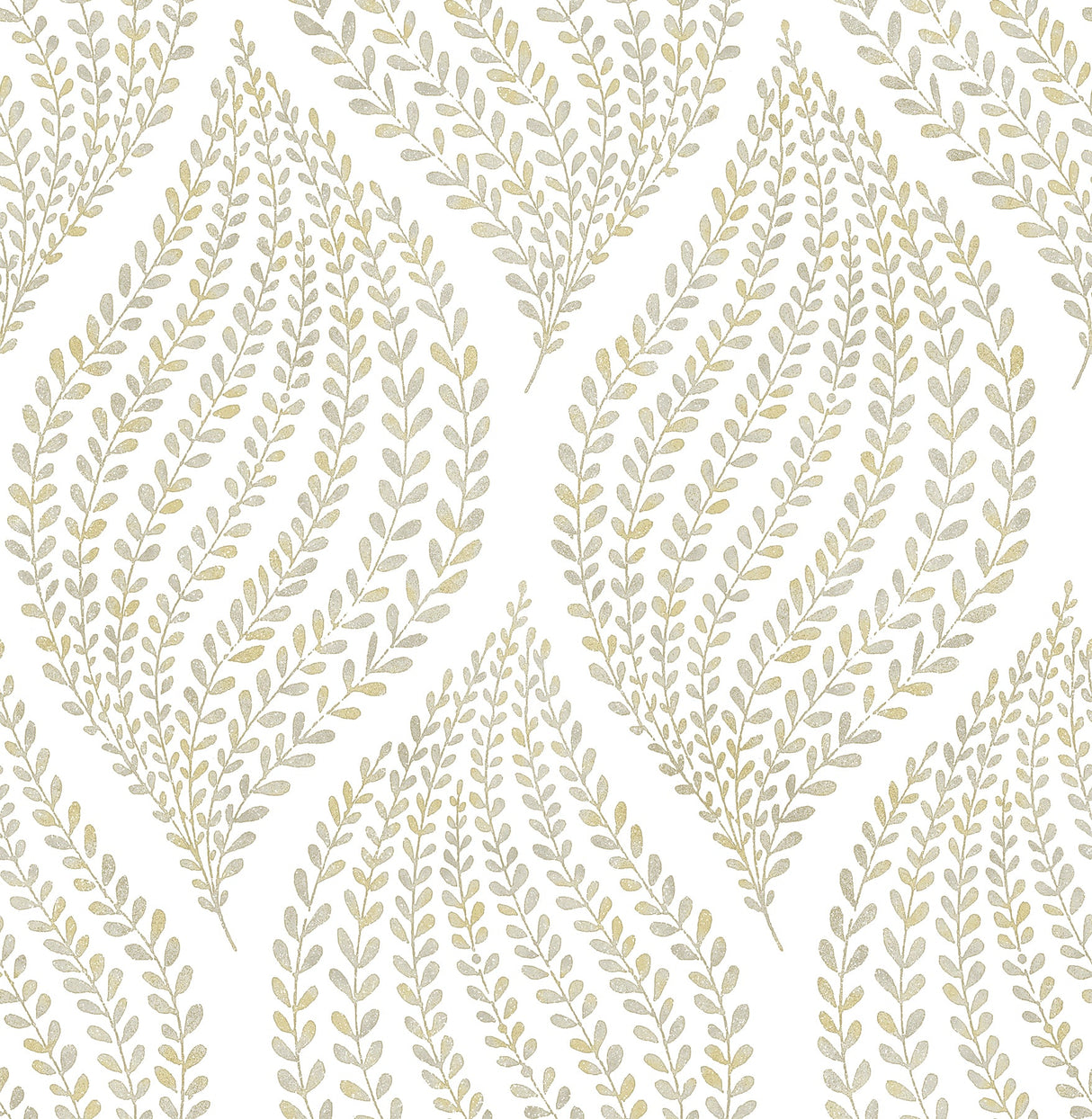 A-Street Prints 2656-004063 Arboretum Honey Leaves Wallpaper