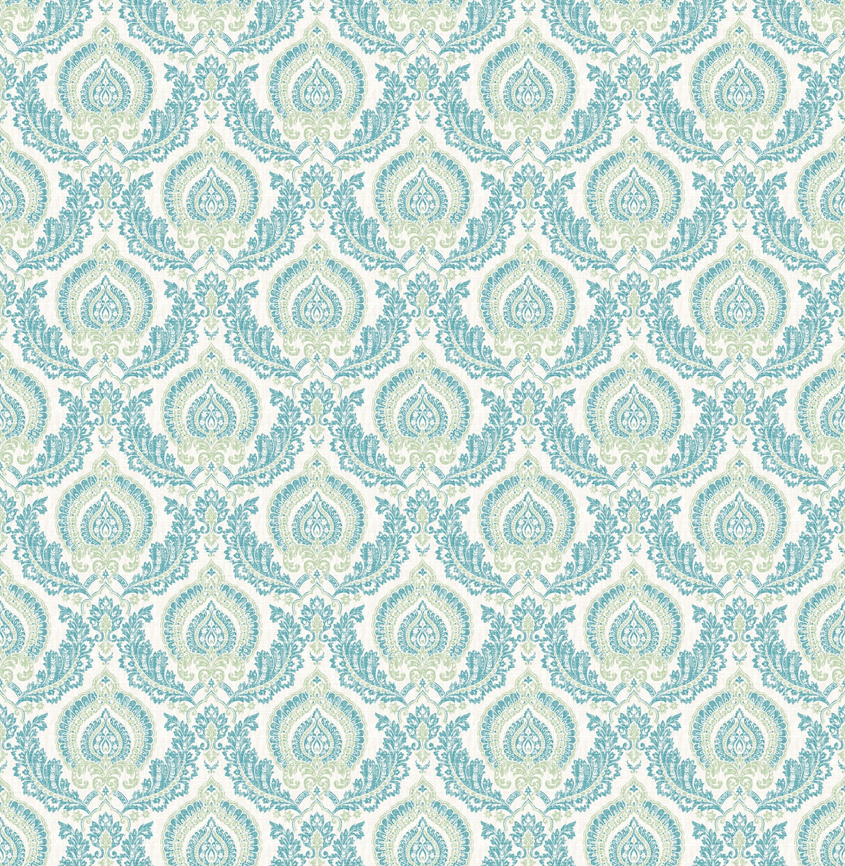 A-Street Prints 2657-22228 Lulu Green Damask Wallpaper