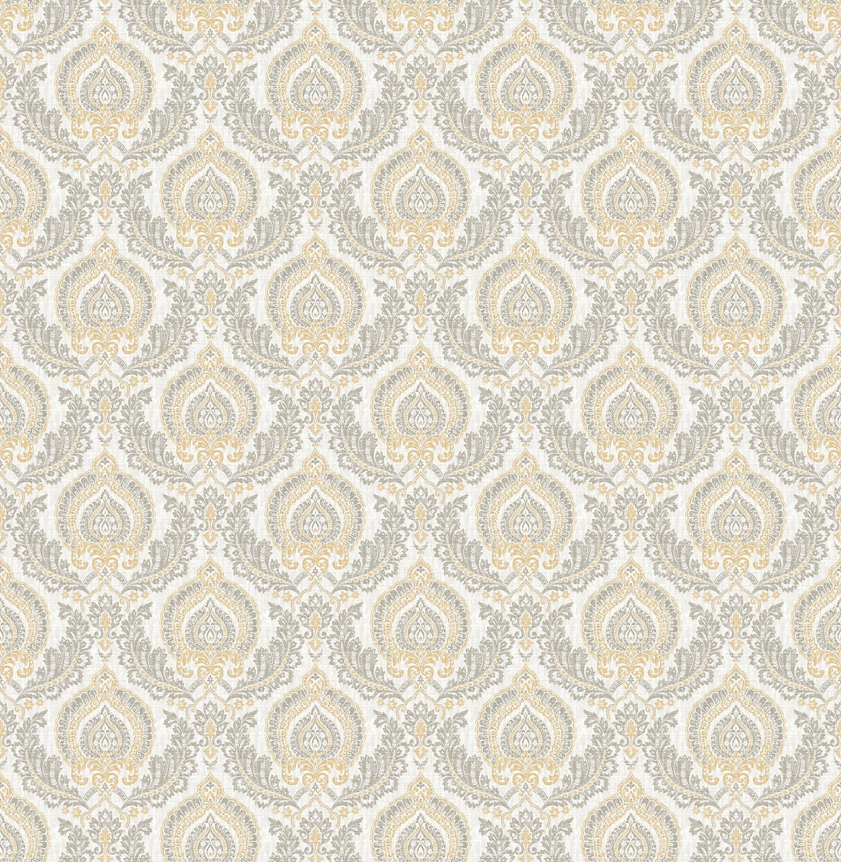 A-Street Prints 2657-22232 Lulu Honey Damask Wallpaper