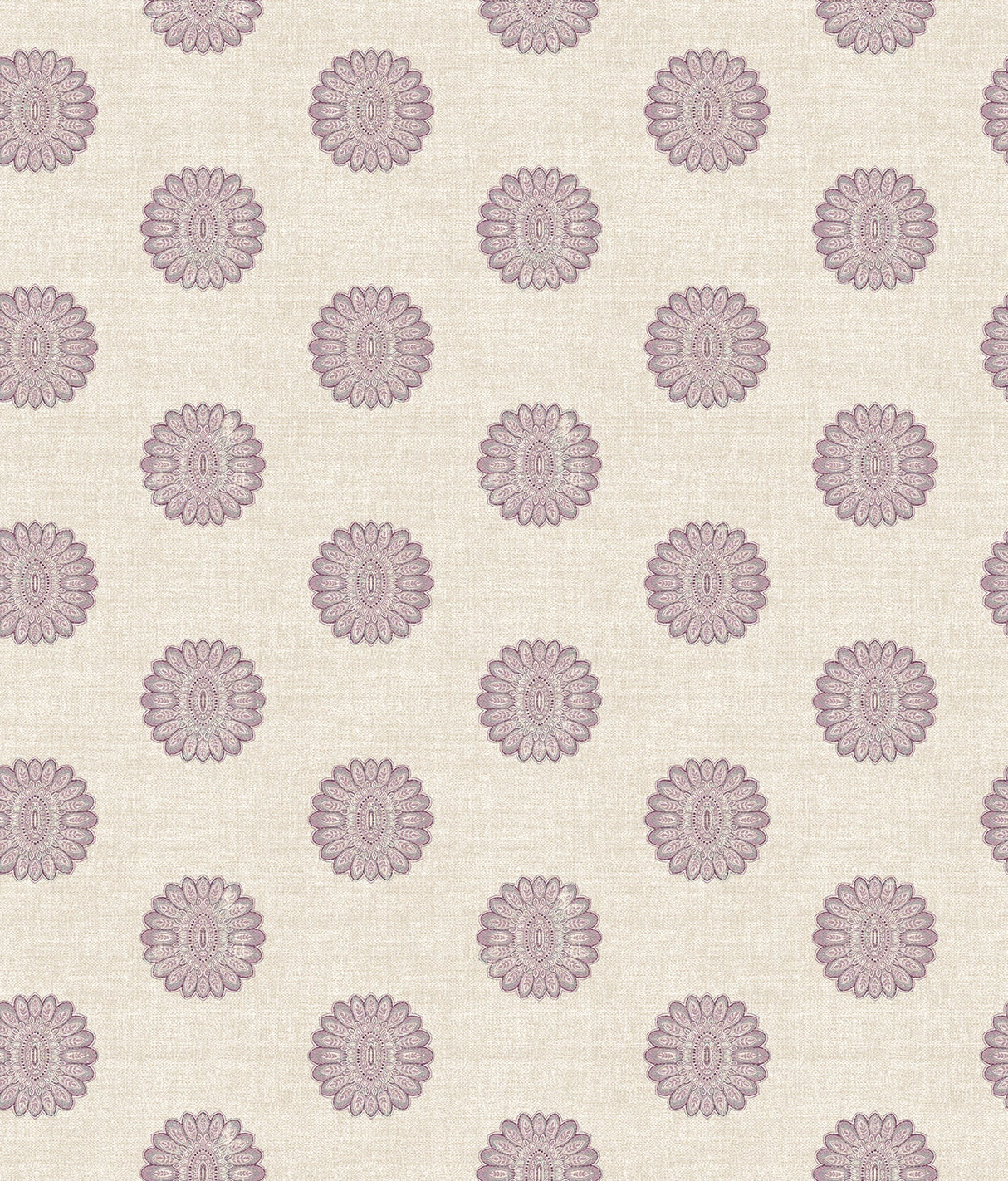 A-Street Prints 2657-22236 Lise Purple Medallion Wallpaper