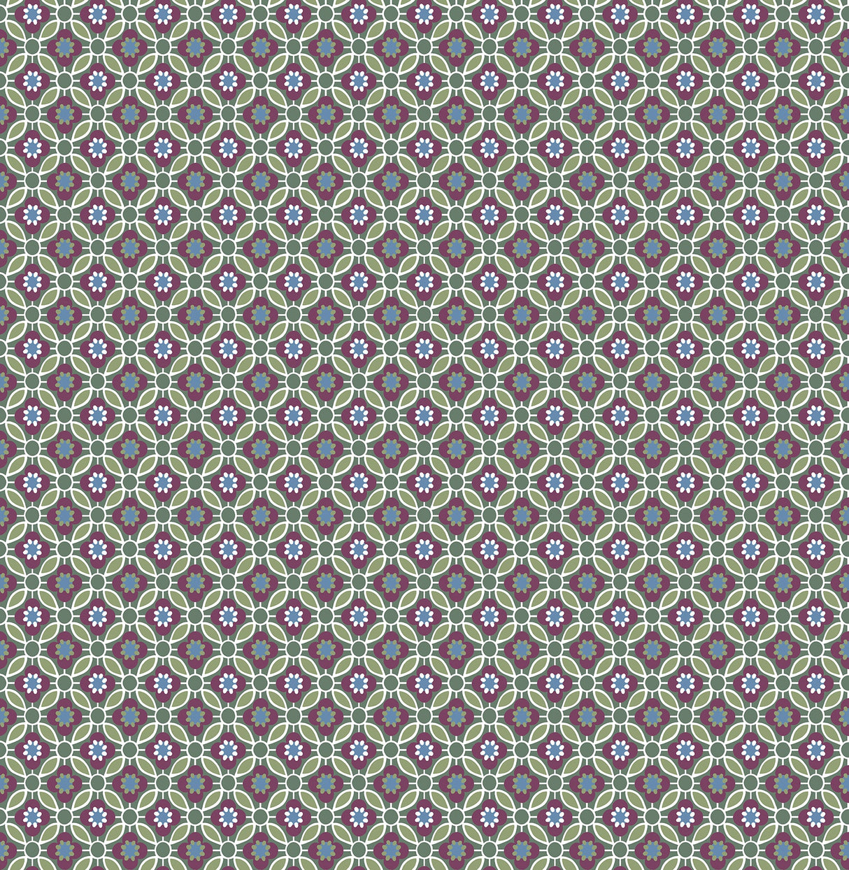 A-Street Prints 2657-22246 Audra Purple Floral Wallpaper
