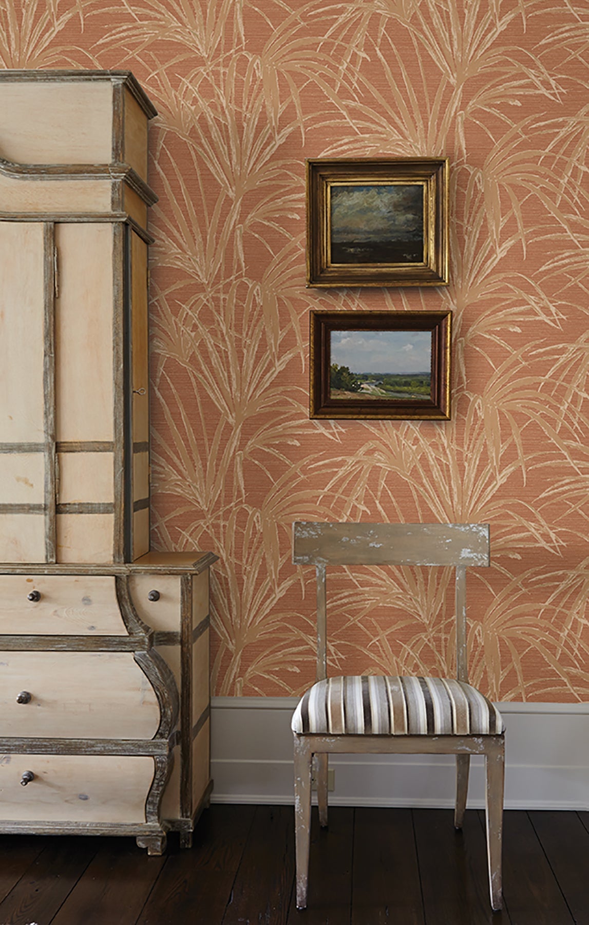 Beacon House 2669-21718 Song Coral Fountain Palm Wallpaper
