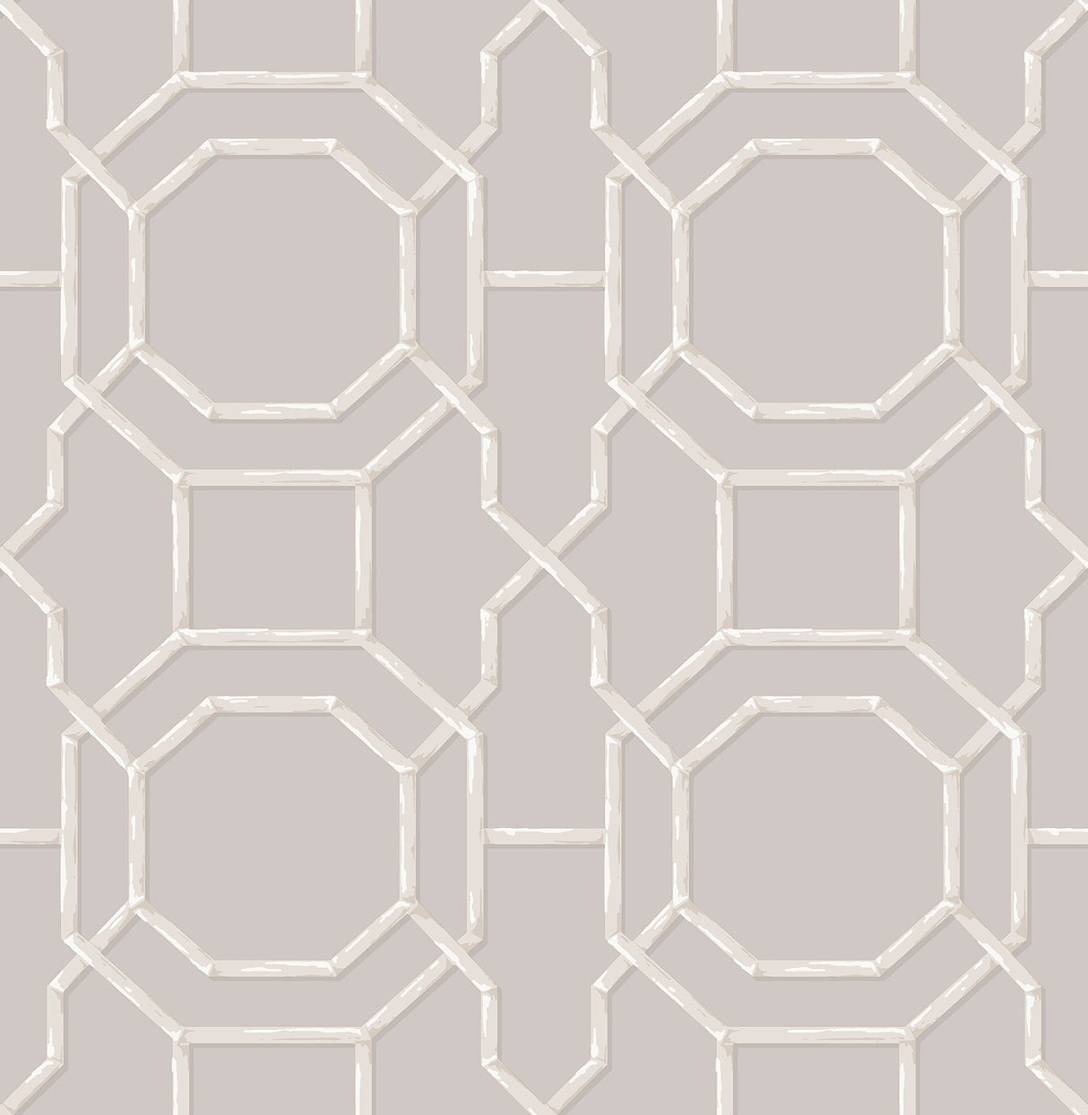 Beacon House 2669-21740 Summer Grey Trellis Wallpaper