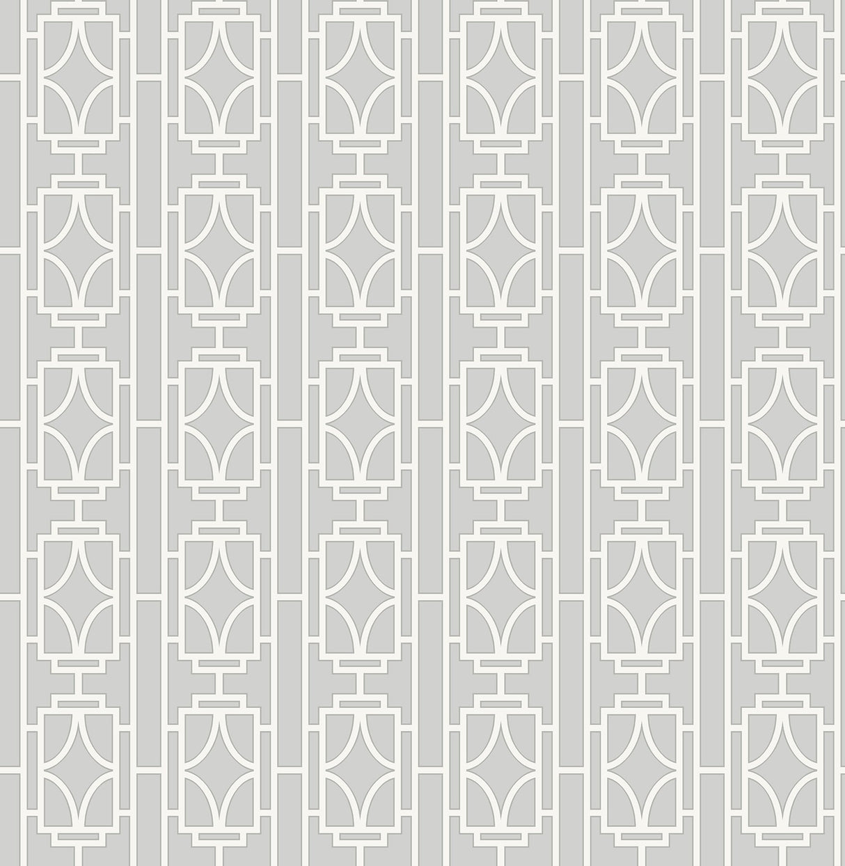 Beacon House 2669-21744 Empire Silver Lattice Wallpaper
