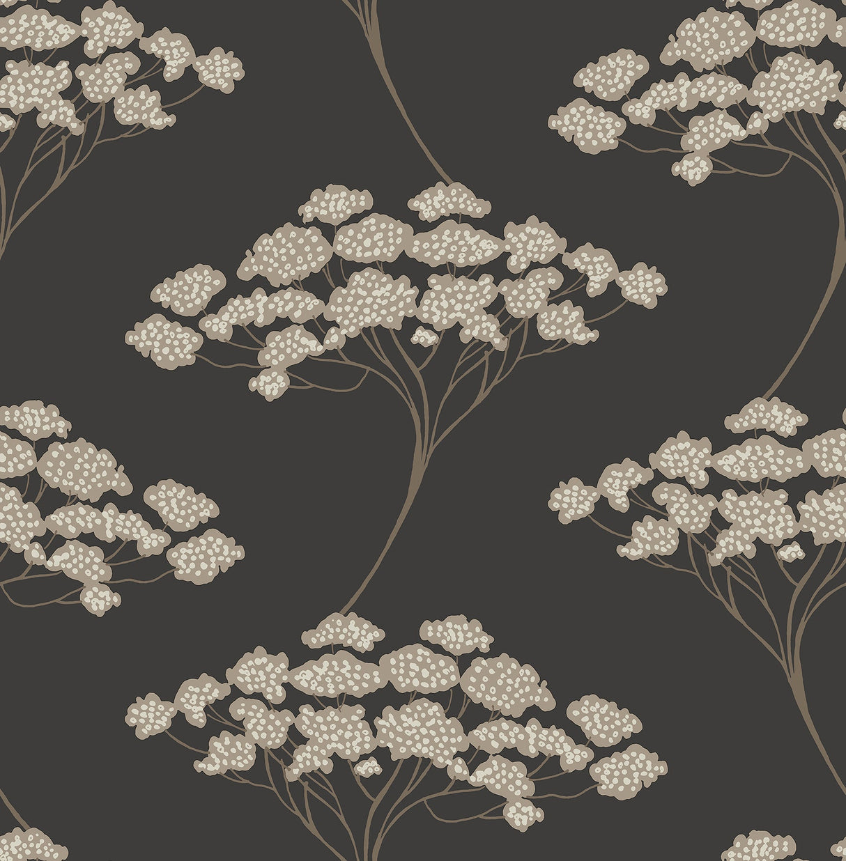 Kenneth James 2671-22411 Banyan Black Tree Wallpaper