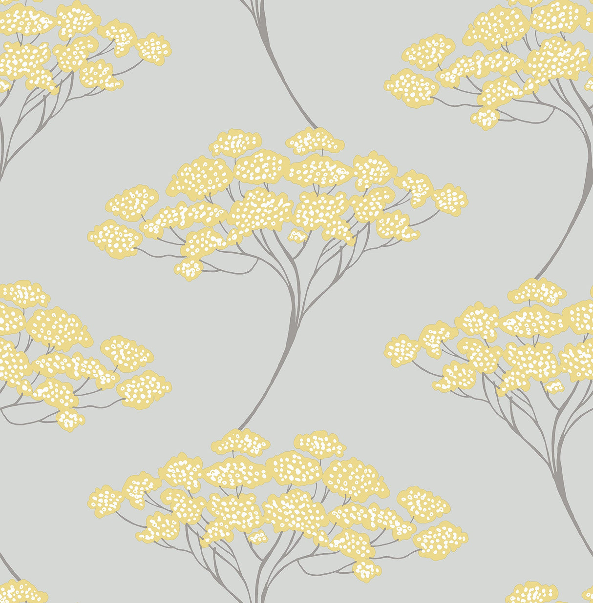 Kenneth James 2671-22412 Banyan Grey Tree Wallpaper