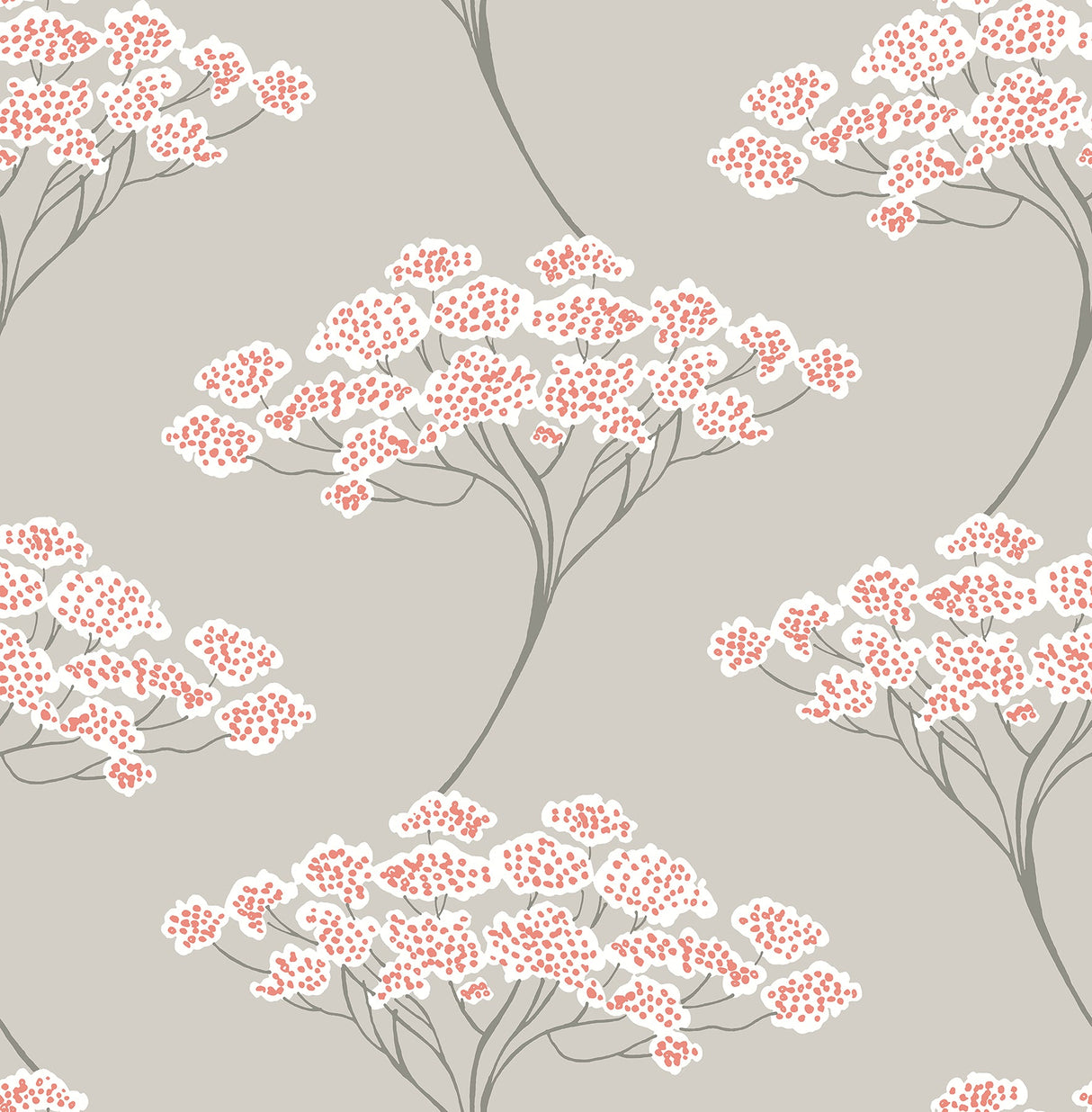 Kenneth James 2671-22413 Banyan Beige Tree Wallpaper