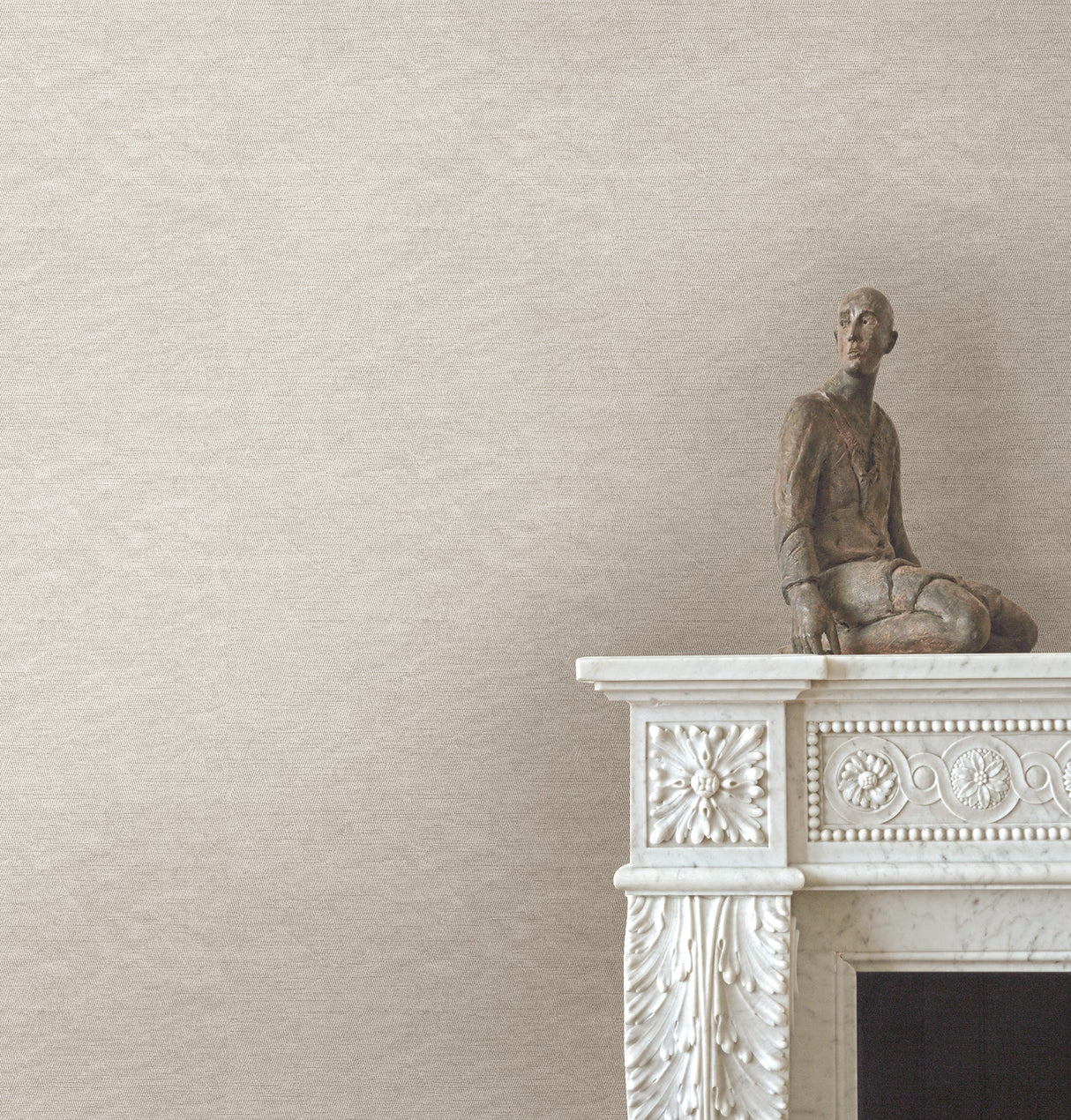 Kenneth James 2671-22433 Azmaara Taupe Texture Wallpaper