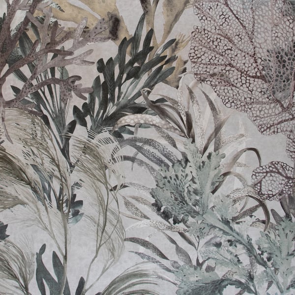 Galerie 26735 Silver Grey Floral - Eade's Wallpaper