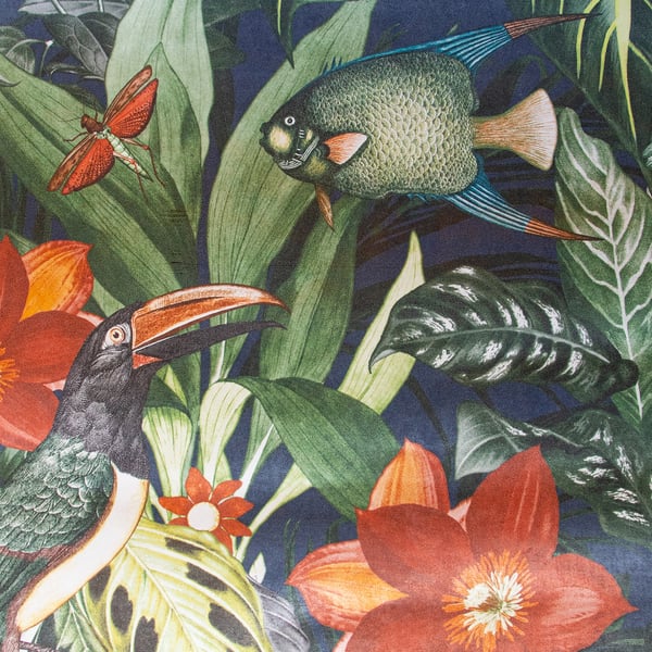 Galerie 26743 Multi-coloured Fish and Bird - Eade's Wallpaper