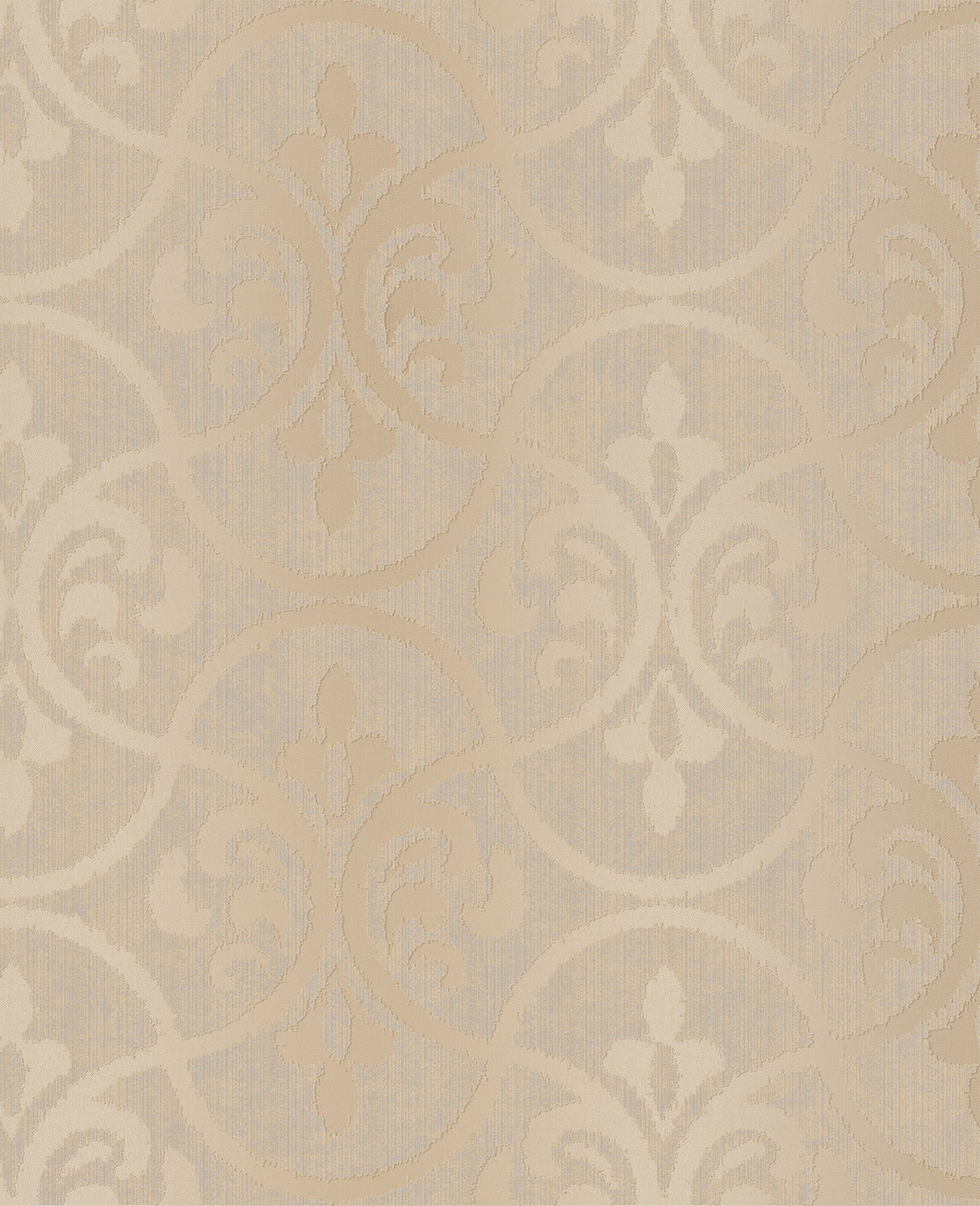 Decorline 2683-23006 Interlude Taupe Ogee Wallpaper