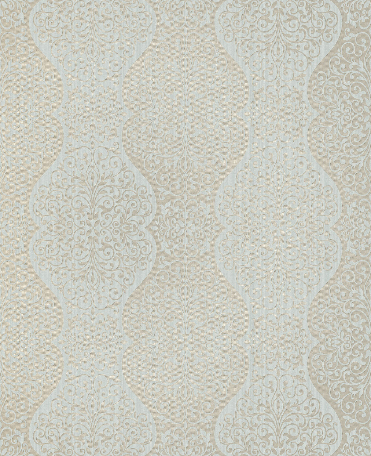 Decorline 2683-23018 Cadence Blue Scroll Wallpaper