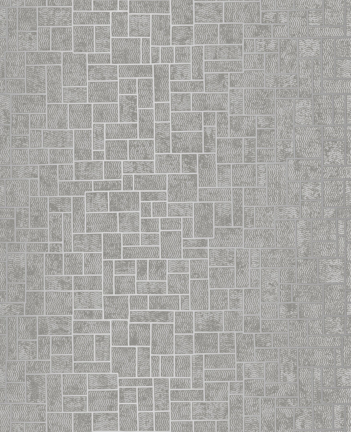 Decorline 2683-23021 Etude Silver Geometric Wallpaper