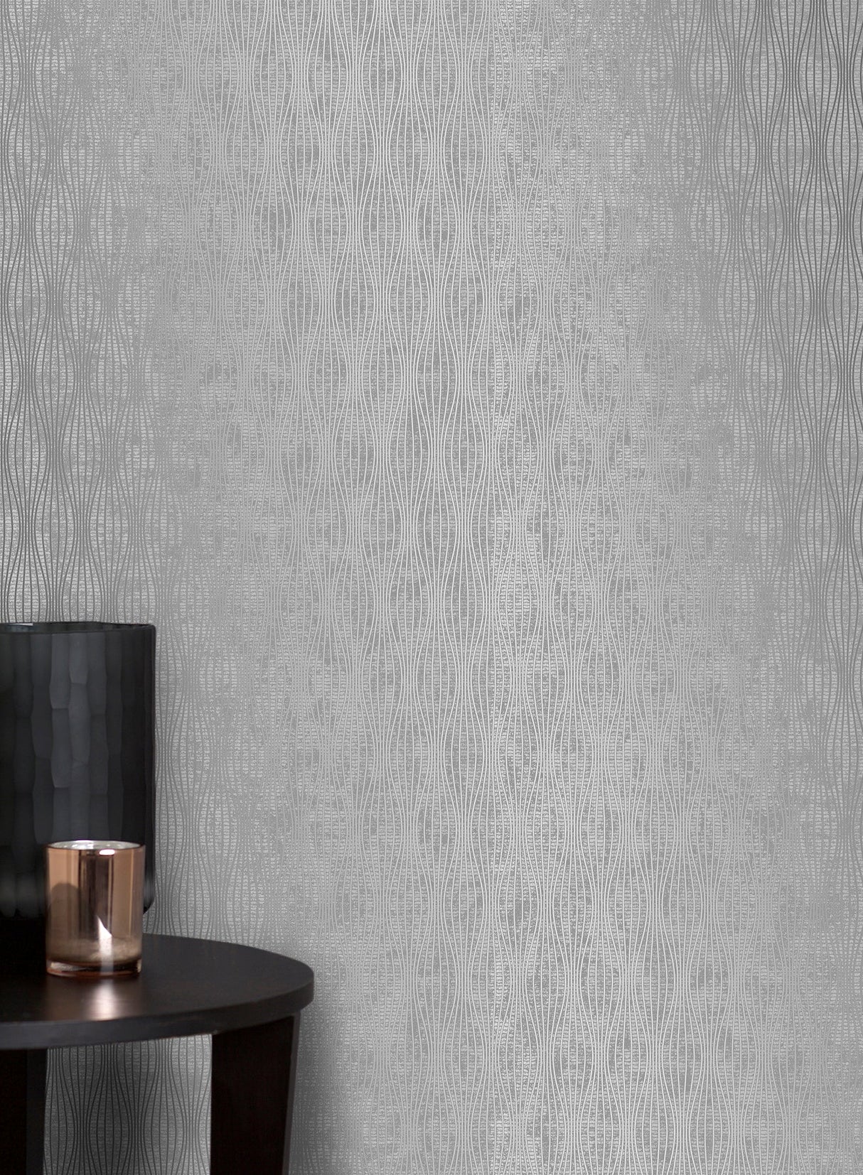 Decorline 2683-23027 Falsetto Silver Wave Wallpaper