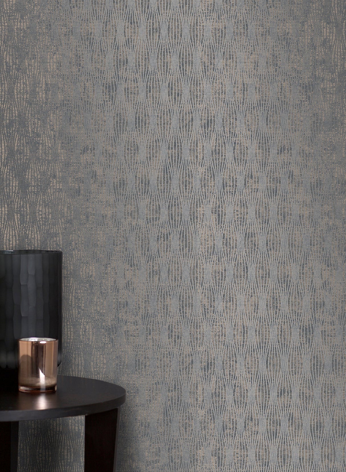 Decorline 2683-23028 Falsetto Dark Blue Wave Wallpaper