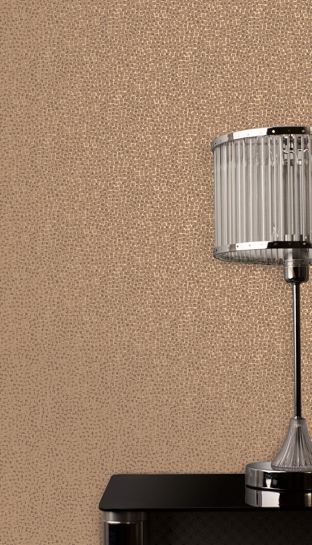 Decorline 2683-23041 Ostinato Copper Geometric Wallpaper