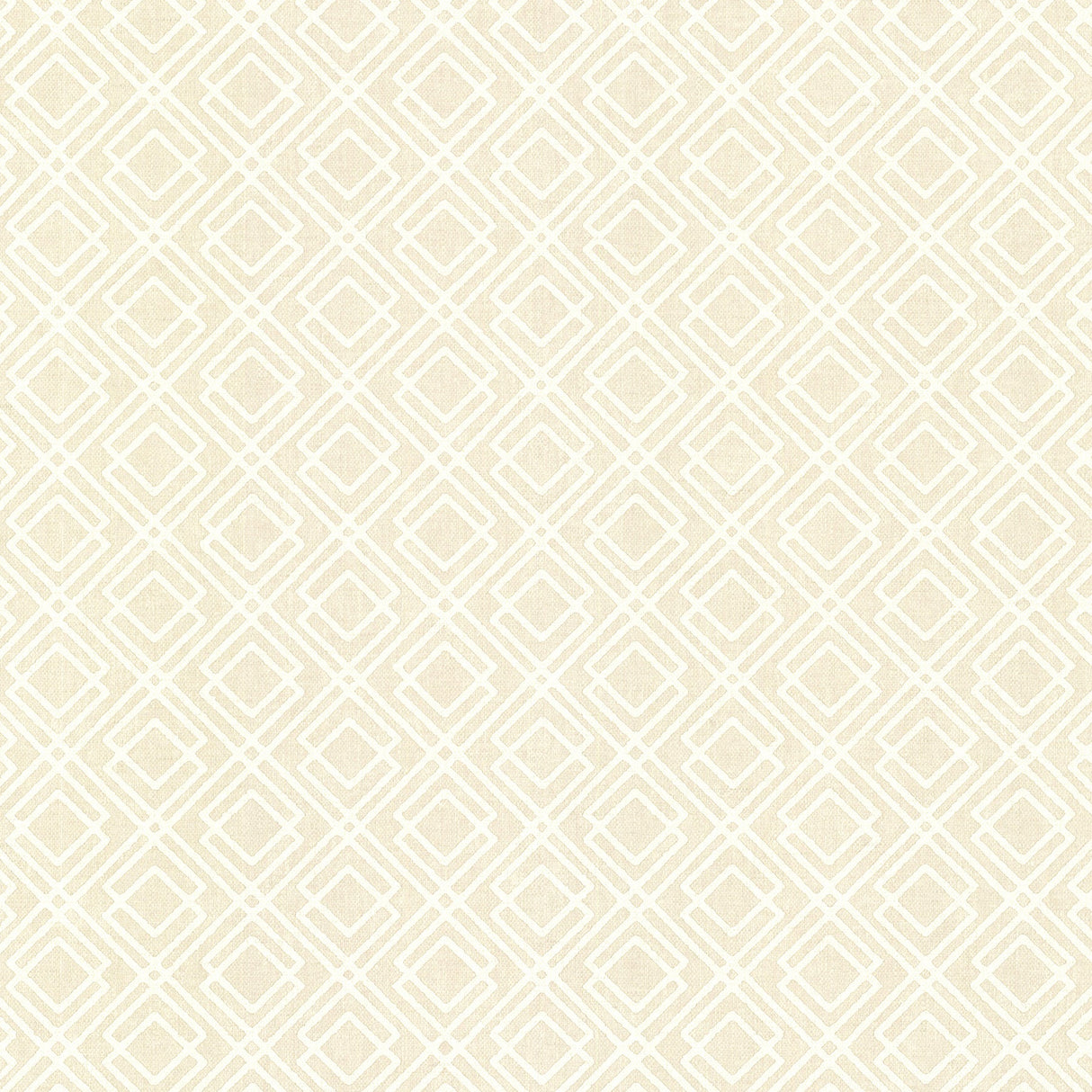 Brewster 2686-22021 Milly Beige Lattice Wallpaper