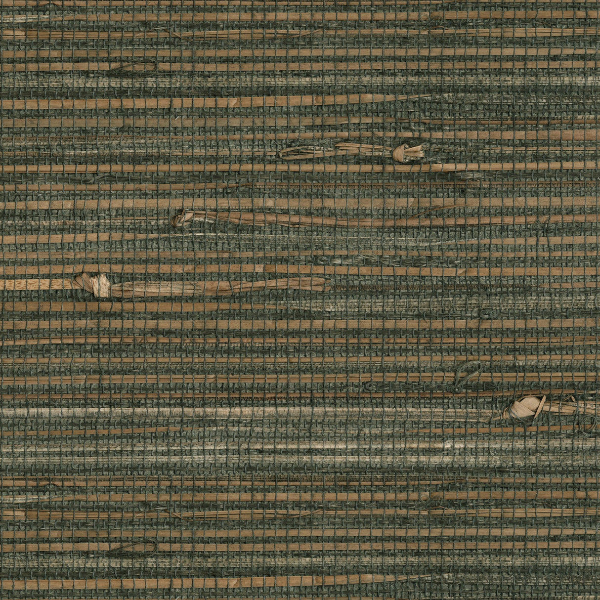 Kenneth James 2693-65663 Reju Charcoal Grasscloth Wallpaper