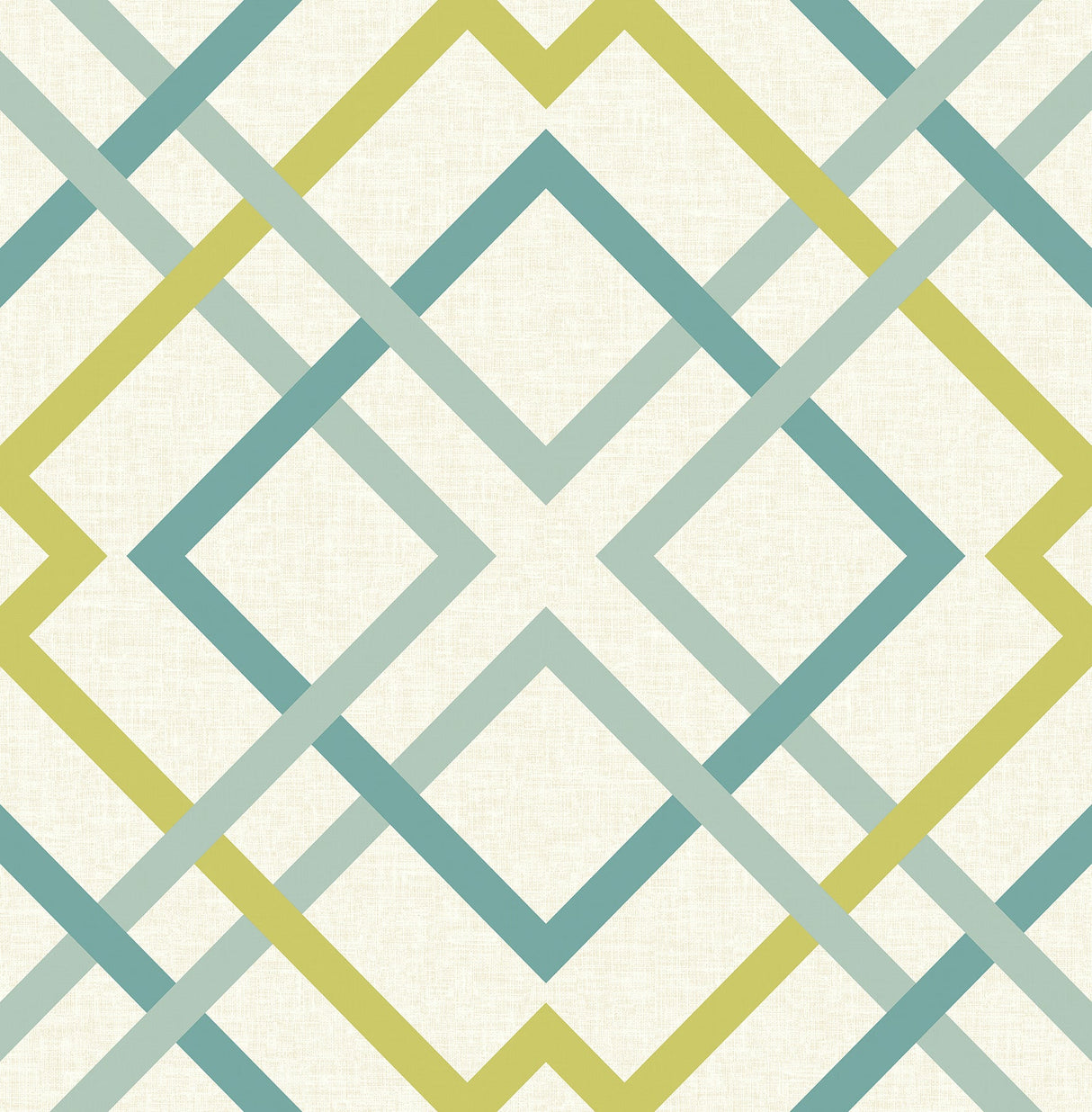 A-Street Prints 2697-22651 Saltire Green Lattice Wallpaper