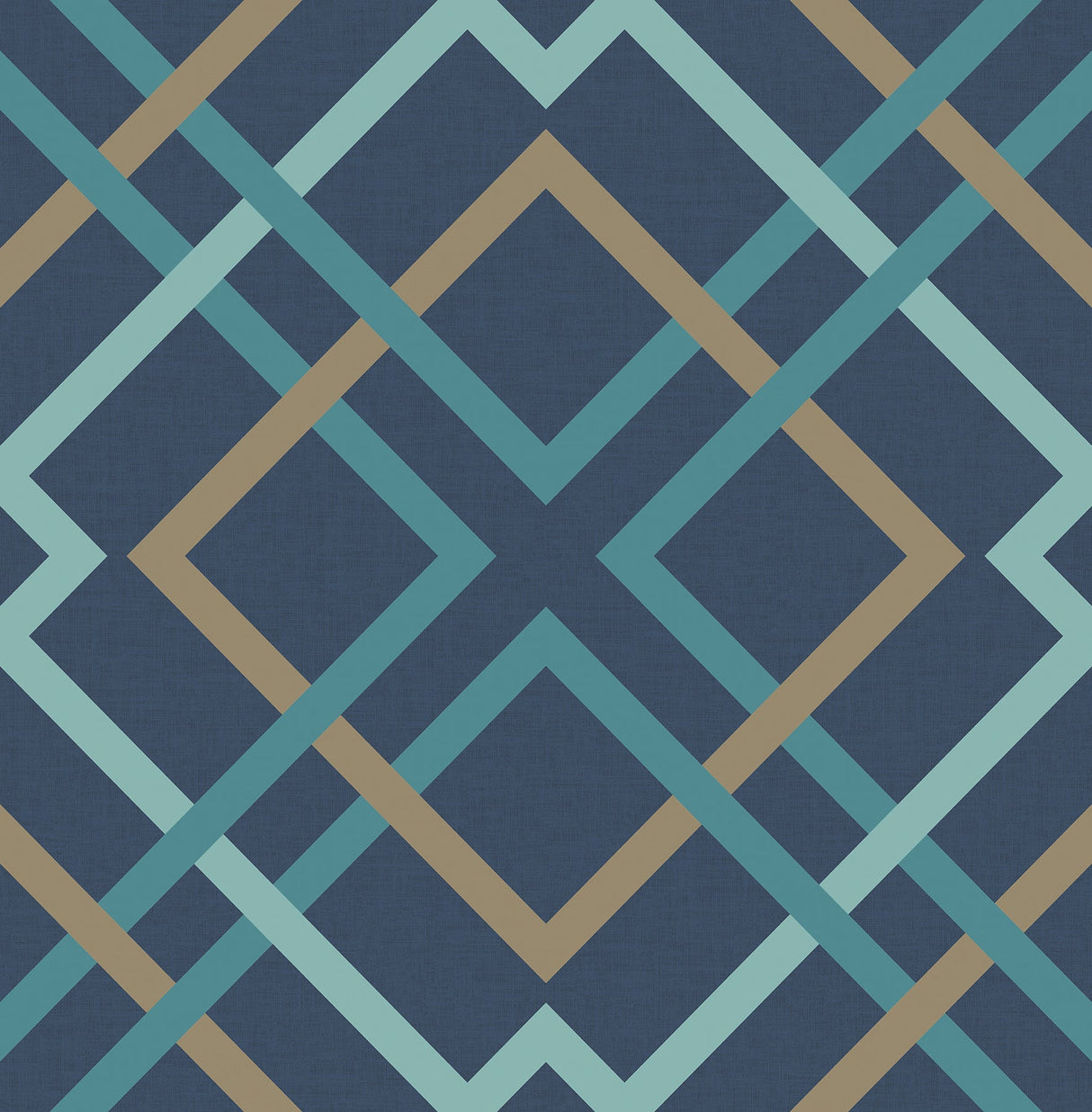 A-Street Prints 2697-22653 Saltire Navy Lattice Wallpaper