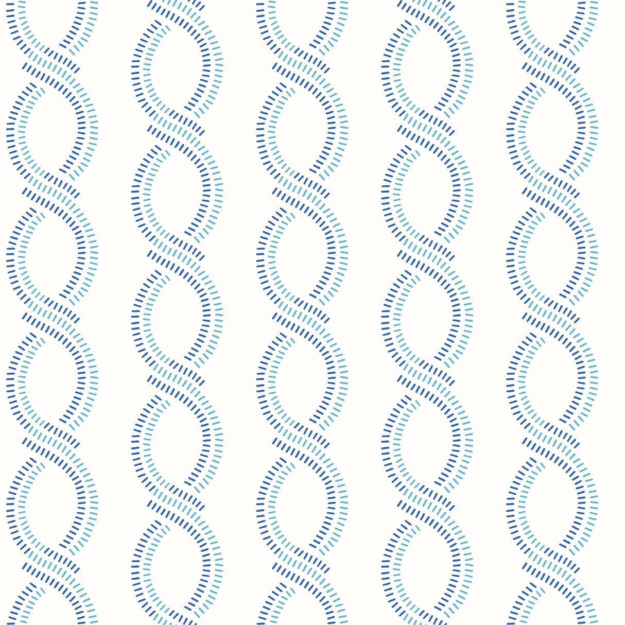 A-Street Prints 2697-78061 Helix Blue Stripe Wallpaper