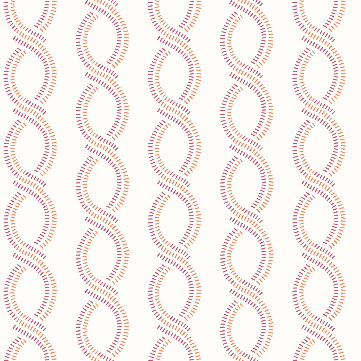 A-Street Prints 2697-78063 Helix Pink Stripe Wallpaper