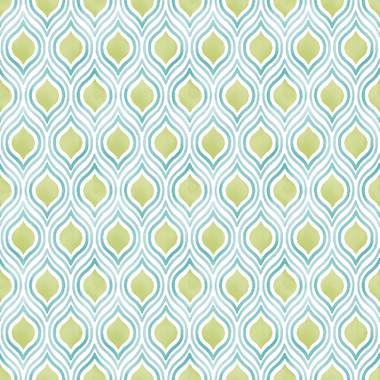 A-Street Prints 2702-22715 Plume Green Ogee Wallpaper