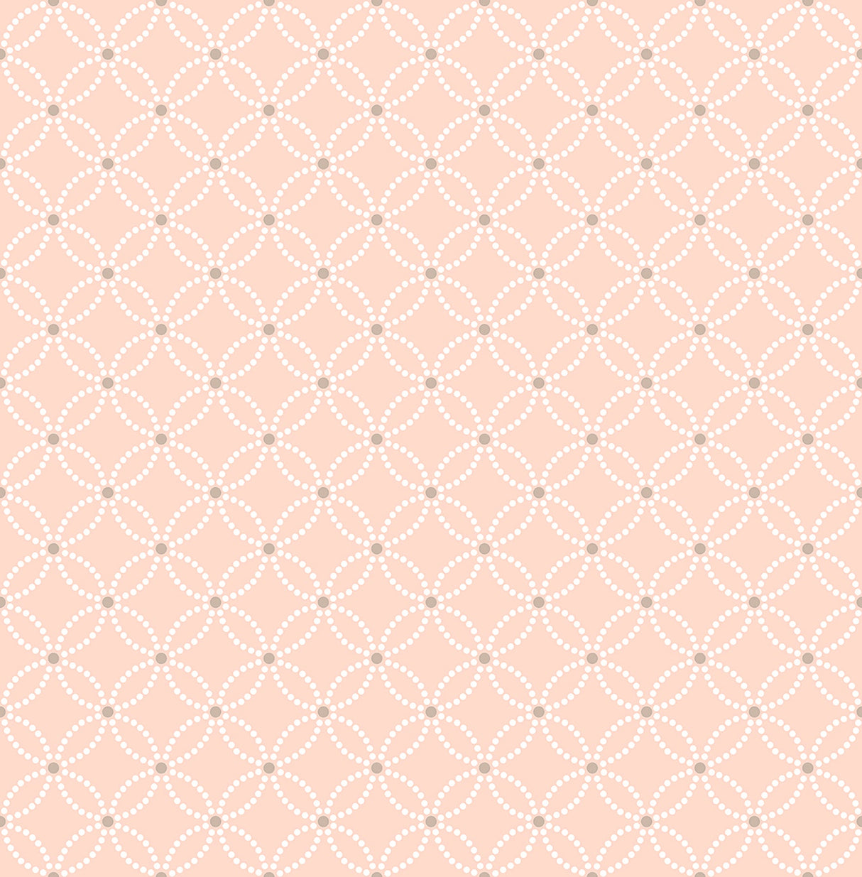 Brewster 2704-21840 Kinetic Salmon Geometric Floral Wallpaper