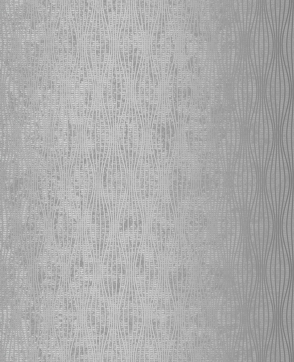 Brewster 2704-23027 Kalix Silver Wave Wallpaper