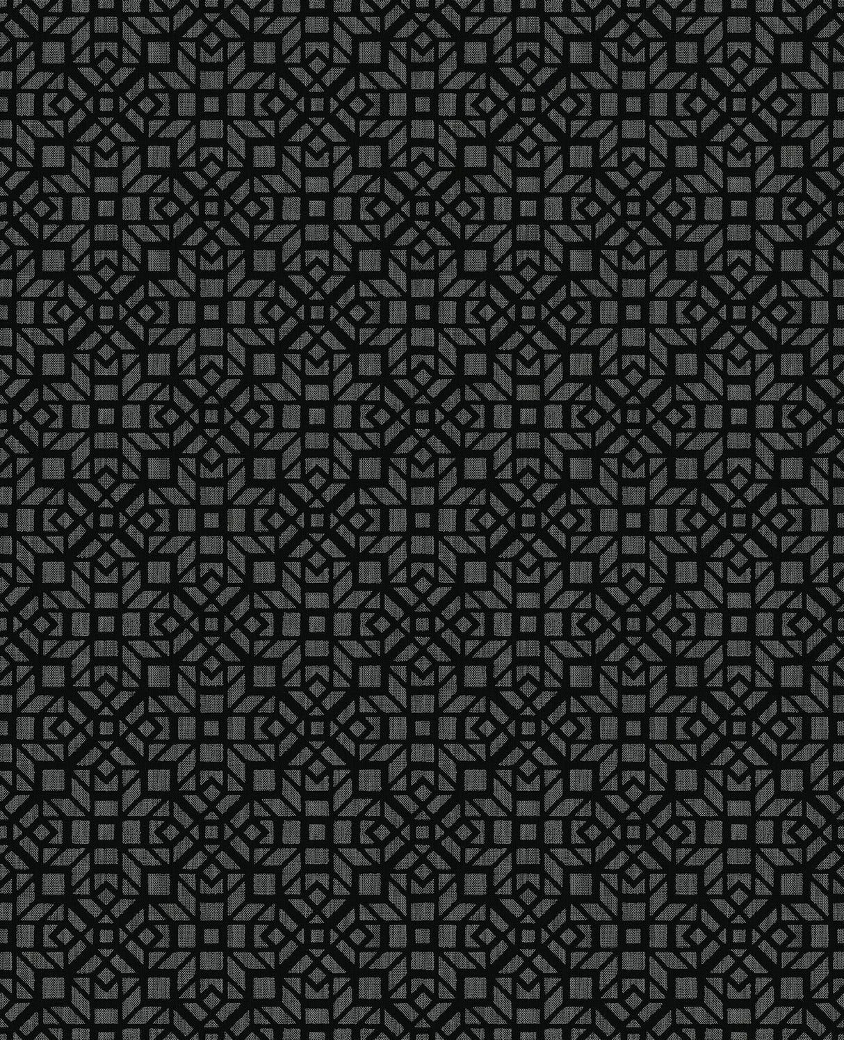 A-Street Prints 2716-23843 Element Black Mosaic Wallpaper