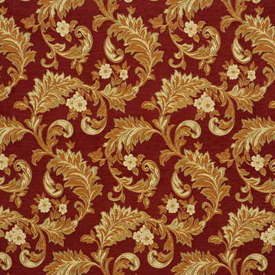 KRAVET BASICS 27279.924.0 SEYCHELLES CAYENNE Fabric - Eade's Wallpaper