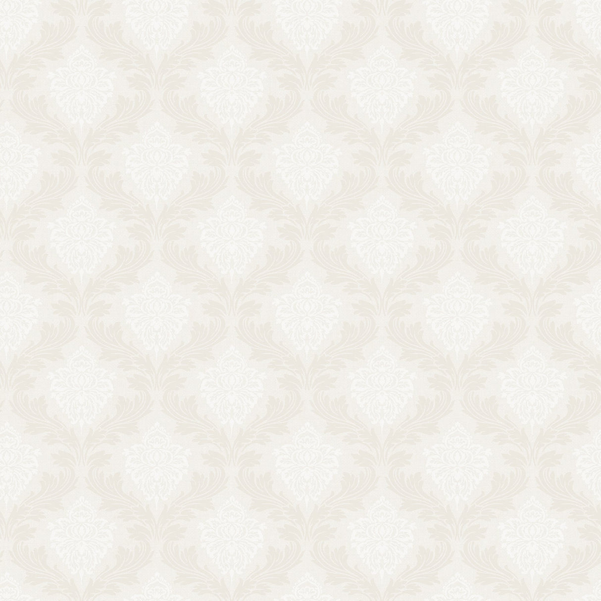 Brewster 2734-003409 Windsor Off-White Ogee Wallpaper