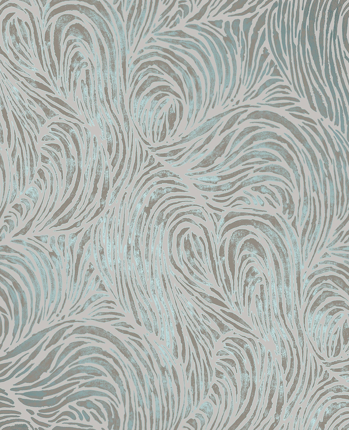 Decorline 2735-23319 Andie Teal Swirl Wallpaper