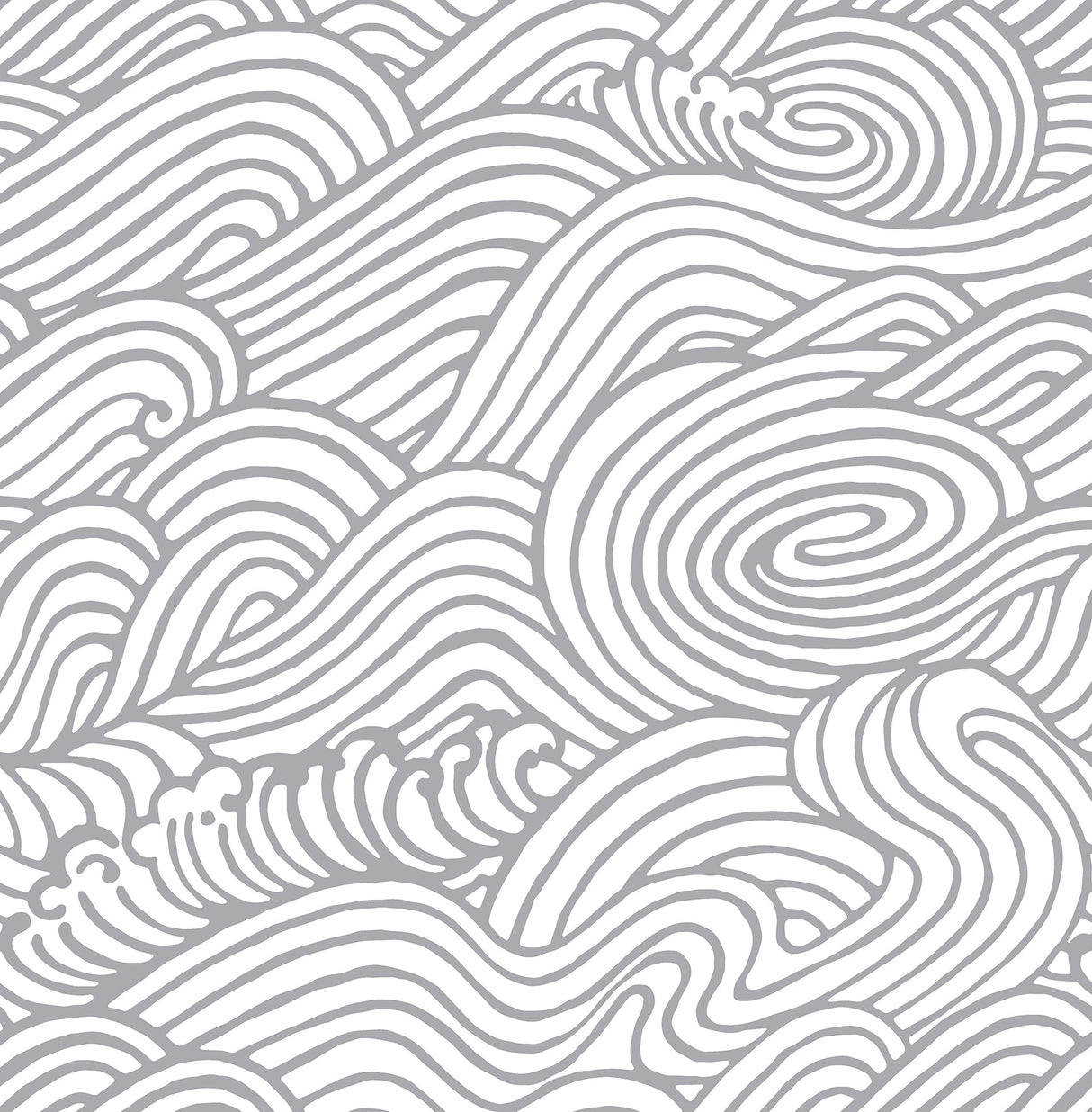 A-Street Prints 2744-24131 Mare Grey Wave Wallpaper