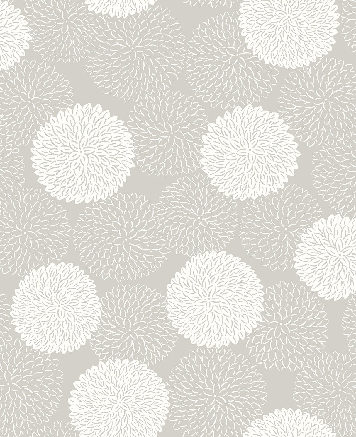 A-Street Prints 2764-24328 Blithe Taupe Floral Wallpaper