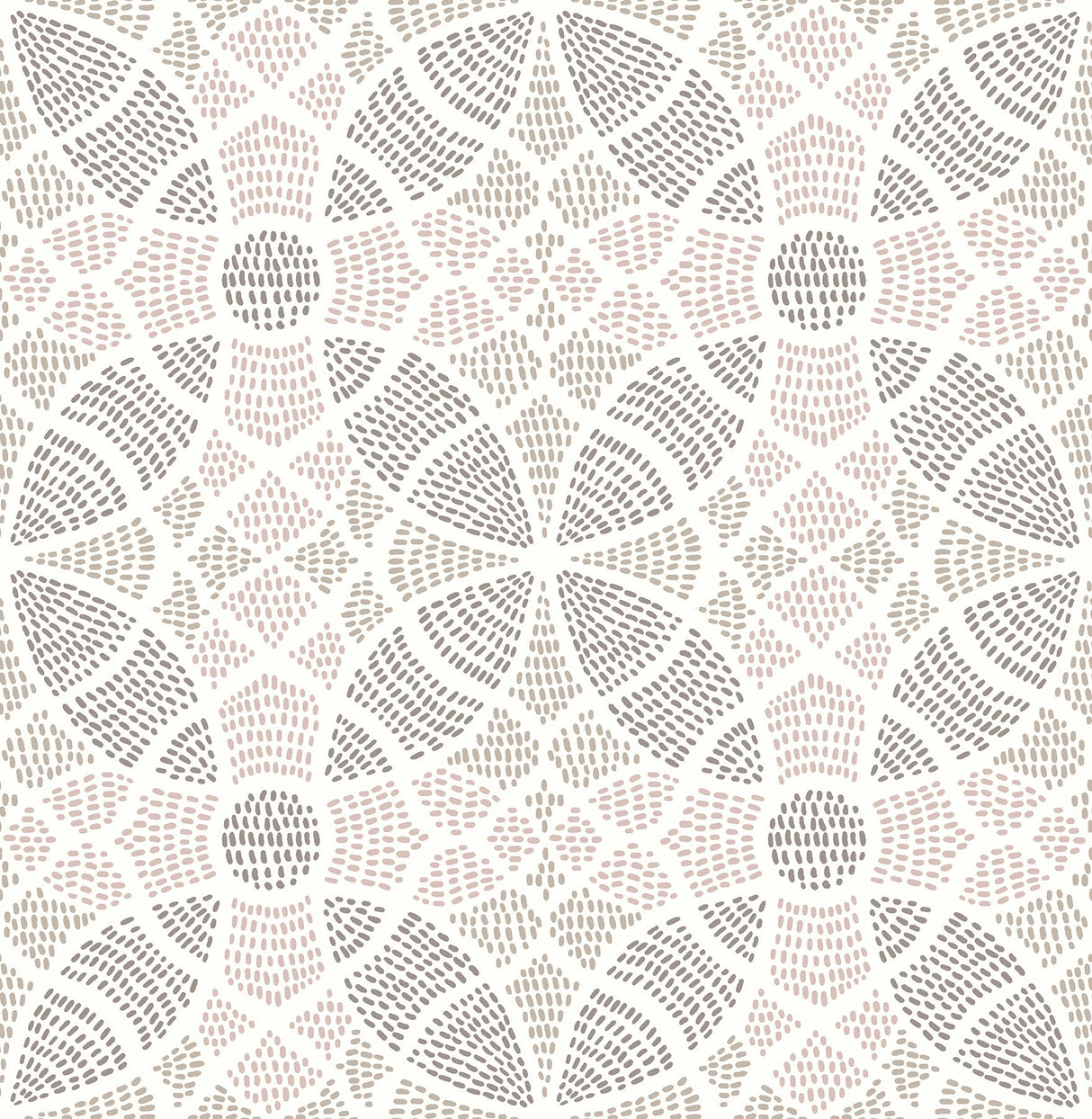 A-Street Prints 2764-24337 Zazen Rose Geometric Wallpaper