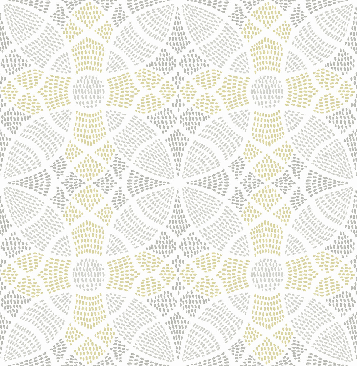 A-Street Prints 2764-24338 Zazen Yellow Geometric Wallpaper