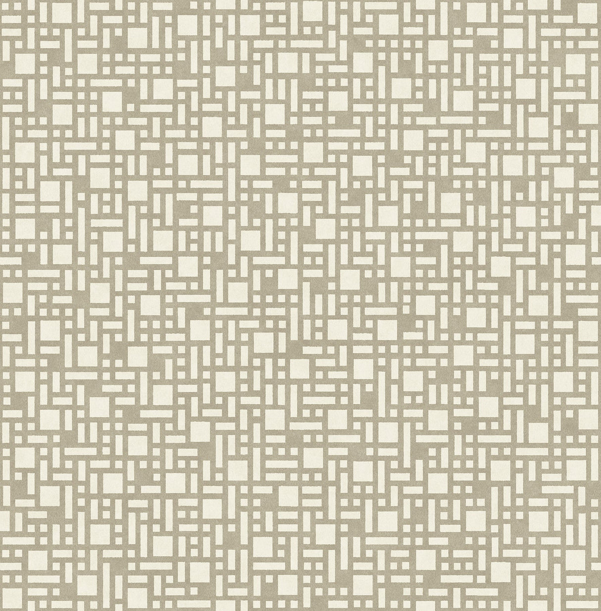A-Street Prints 2764-24342 Bento Taupe Geometric Wallpaper