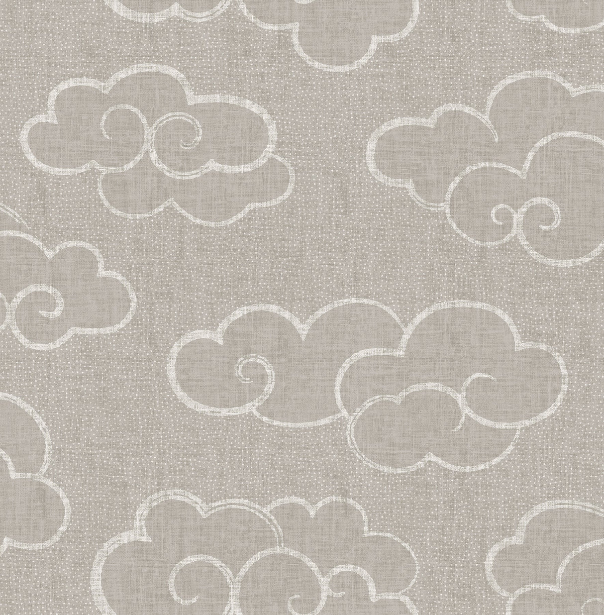 A-Street Prints 2764-24348 Skylark Taupe Cloud Wallpaper