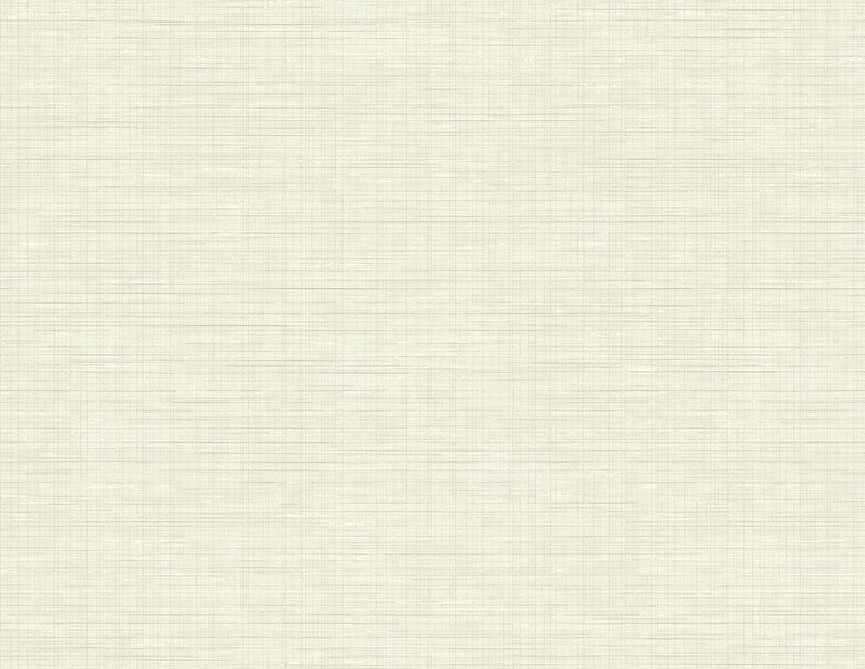 Kenneth James 2765-BW40608 Alix Ivory Twill Wallpaper