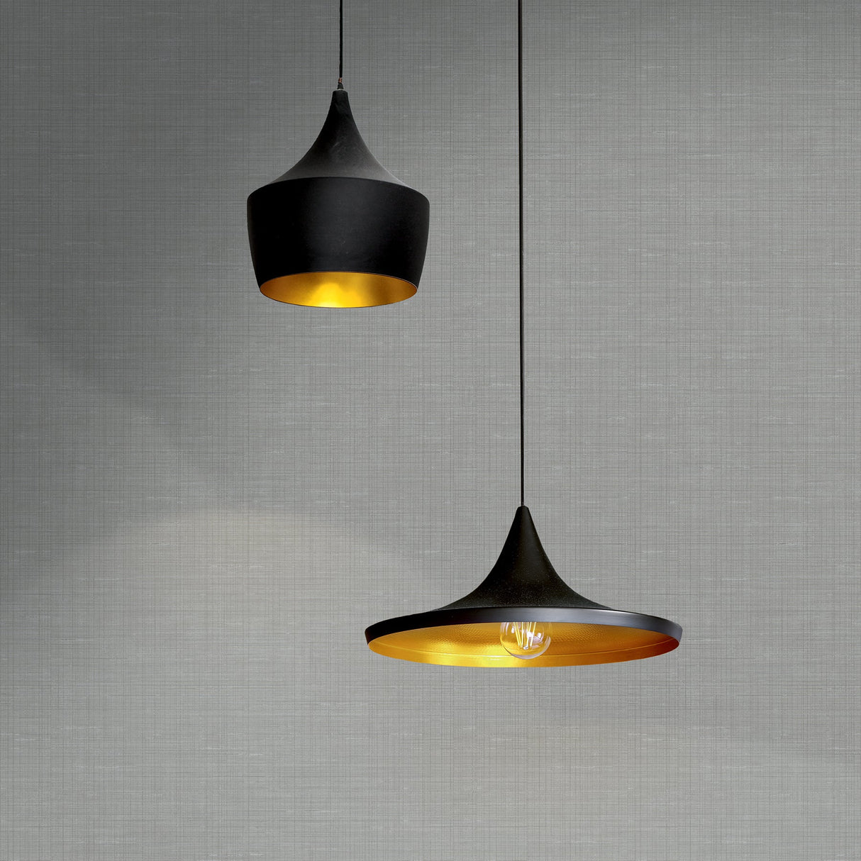 Kenneth James 2765-BW40618 Alix Silver Twill Wallpaper