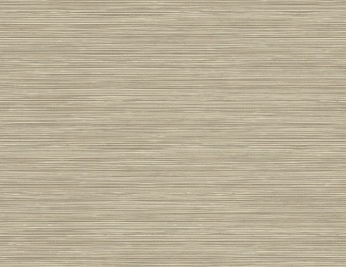 Kenneth James 2765-BW40906 Bondi Beige Grasscloth Texture Wallpaper