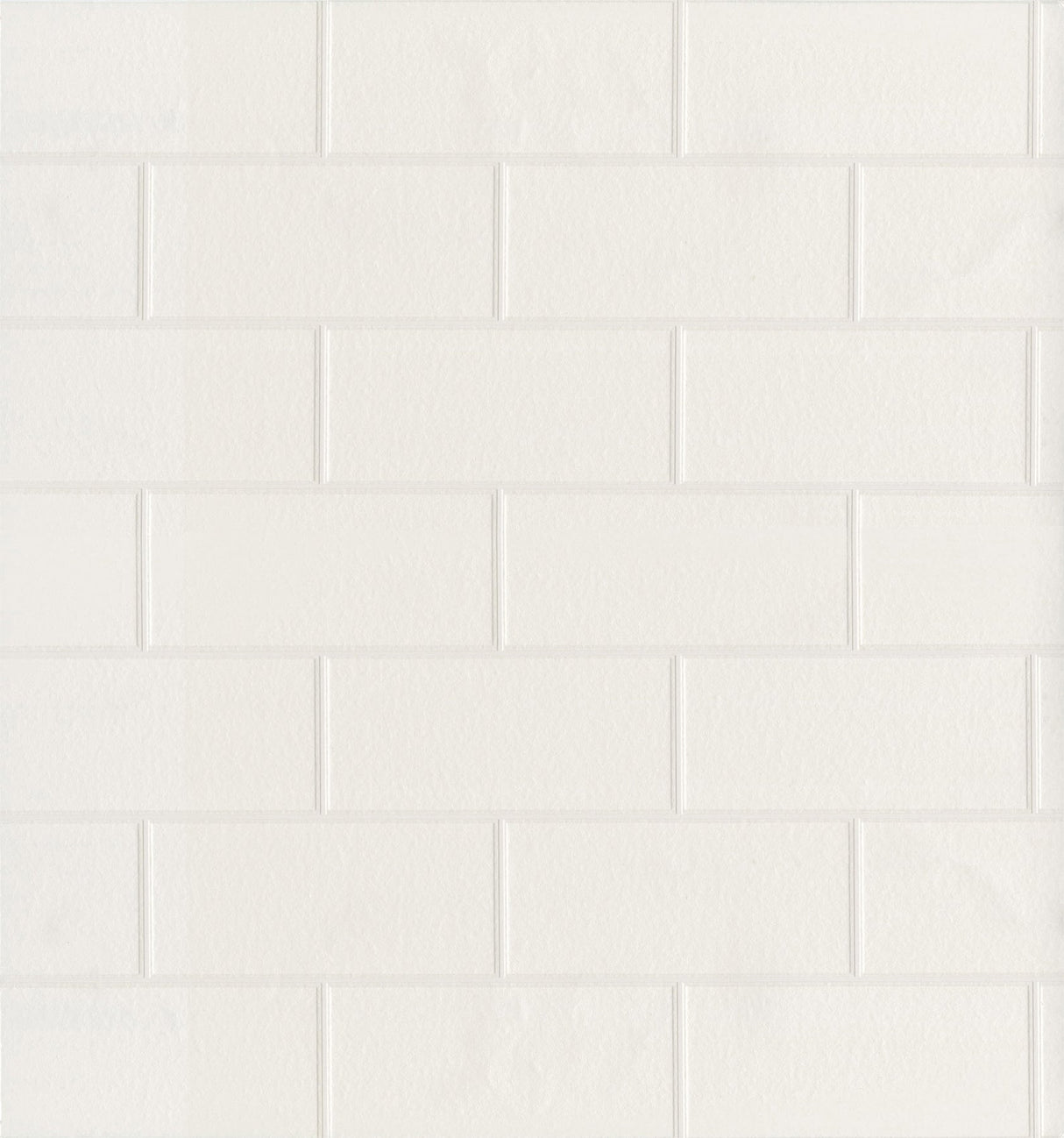 Brewster 2766-21399 Barclays Paintable Paintable White Tile Wallpaper